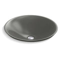 Round Wading Pool Bathroom Sink Thunder Grey H433