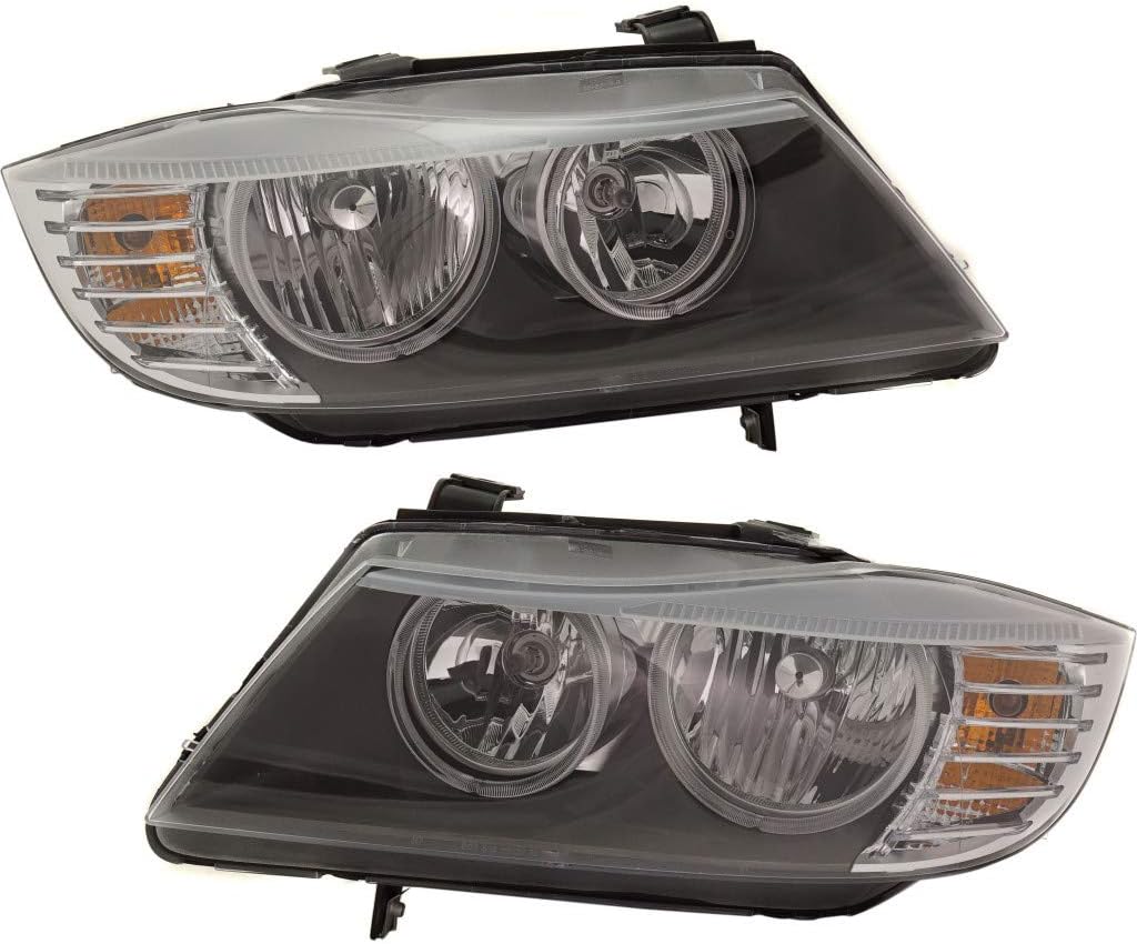 2009 2011 BMW 328i Halogen Headlight Assembly Driver and Passenger Side S233