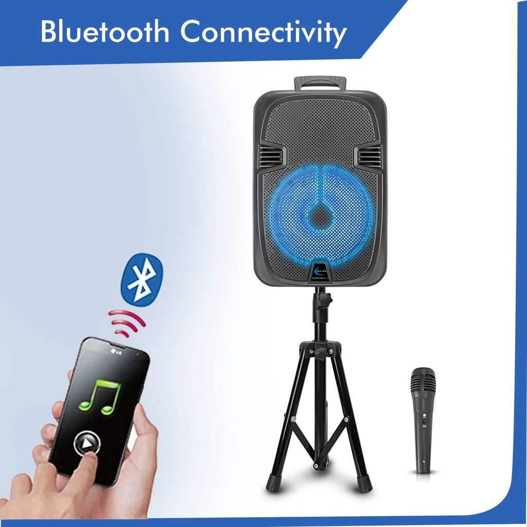 2000 Watts Rechargeable 12 Inch Bluetooth LED Speaker F708348