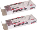 Stainless Steel Lancet 200ct Pack of 2 N2655