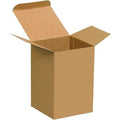 4 1/4 x 4 1/4 x 4 7/8 Kraft Folding Carton (250/case) L8110