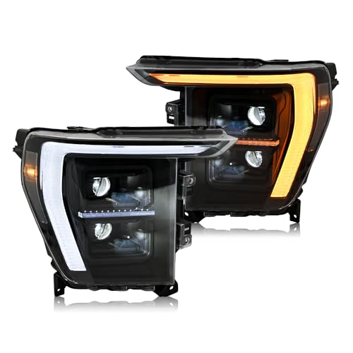 LED Headlights for F150 2021-2024 with Sequential Turn Signal E334