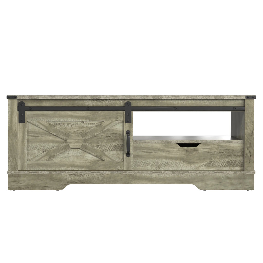 Light Gray Rectangular Coffee Table R1057