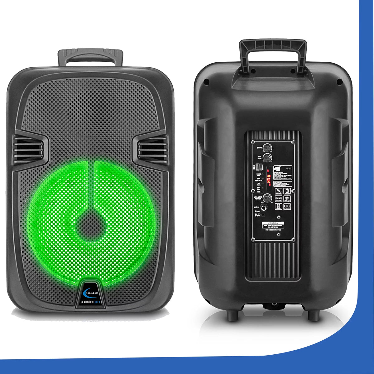 2000 Watts Rechargeable 12 Inch Bluetooth LED Speaker F708348