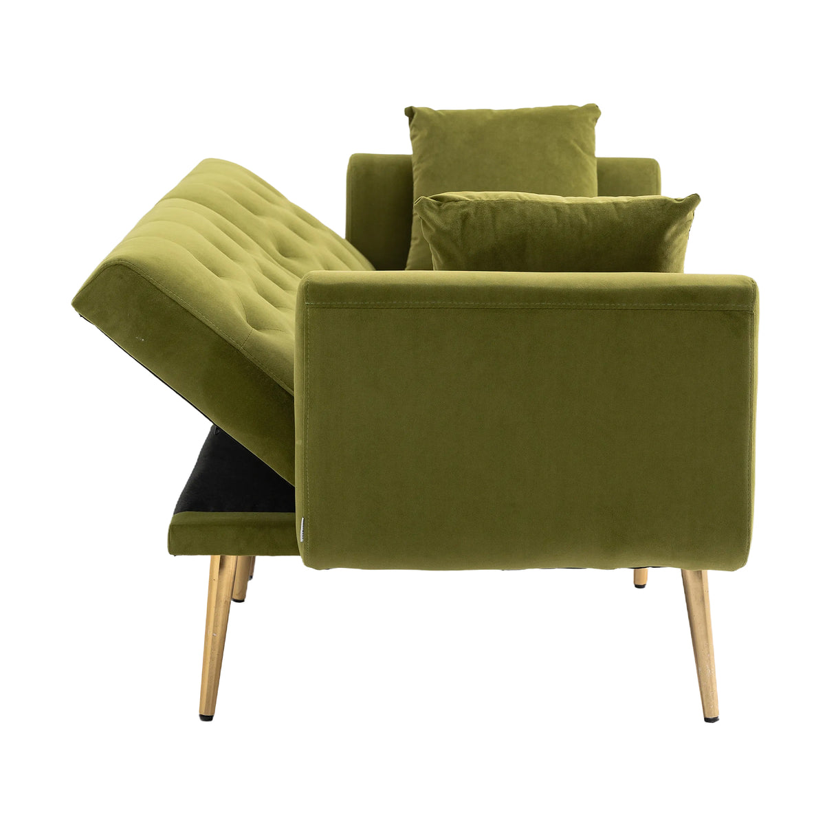 Velvet Sofa with Metal Feet K4538