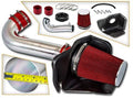 Cold Air Intake System with Heat Shield Kit and Filter Combo RED R850208