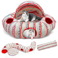 Plush Cat Tunnel Bed Q764729