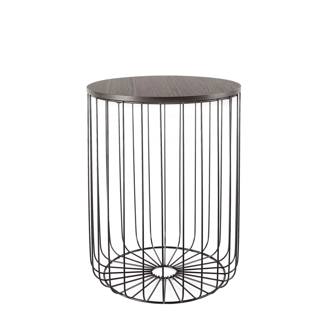 Set of 2 Walnut Finish Nesting Tables K968072