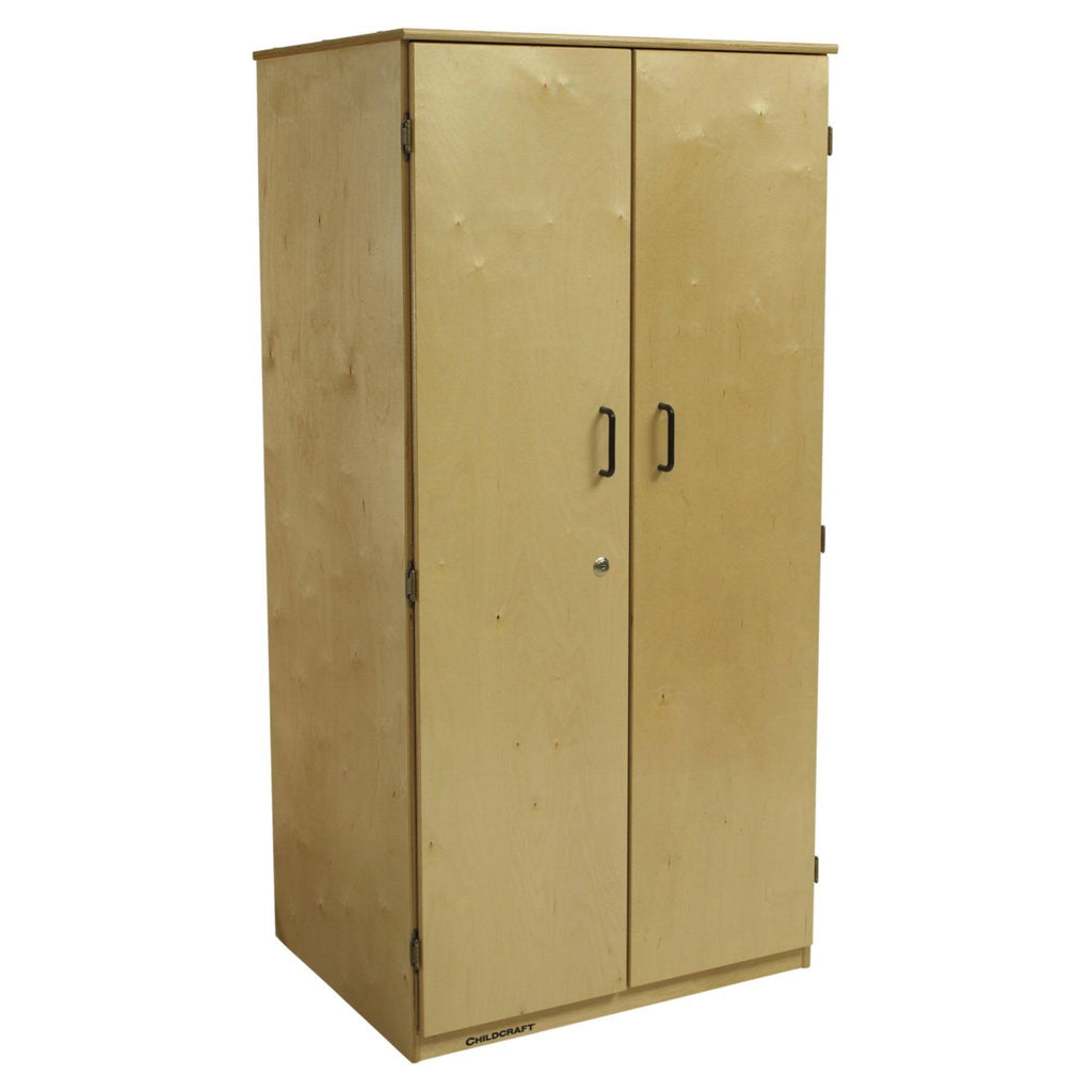 Beige 2 Door Locking Classroom Cabinet X457