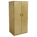 Beige 2 Door Locking Classroom Cabinet X457