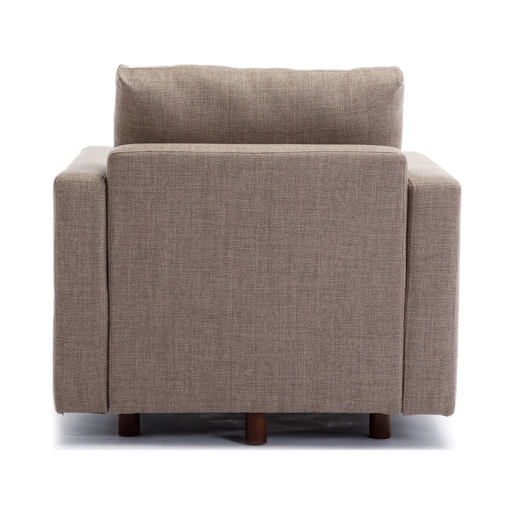 Brown Single Seat Module Sofa Sectional Couch R588