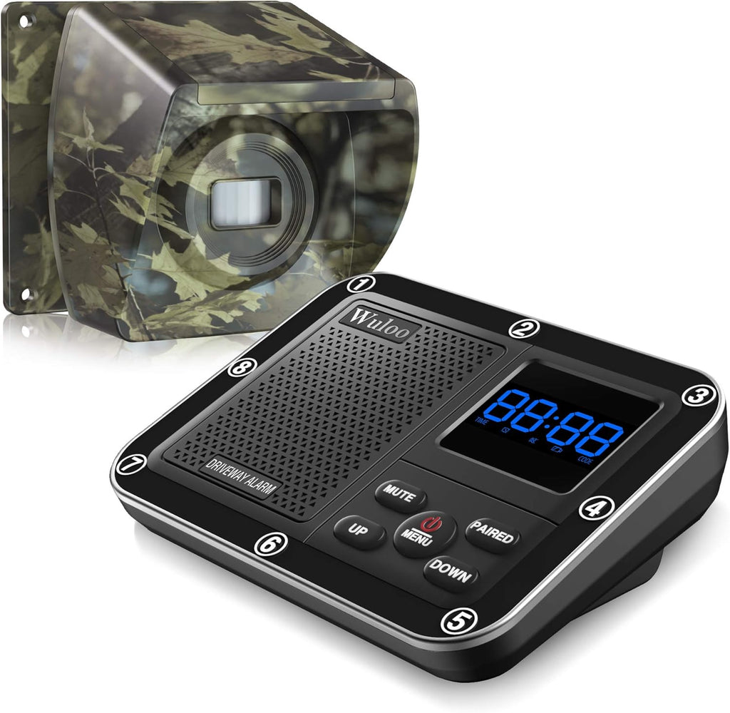 1800 Ft Wireless Outdoor Motion Sensor Driveway Alarm System K88645