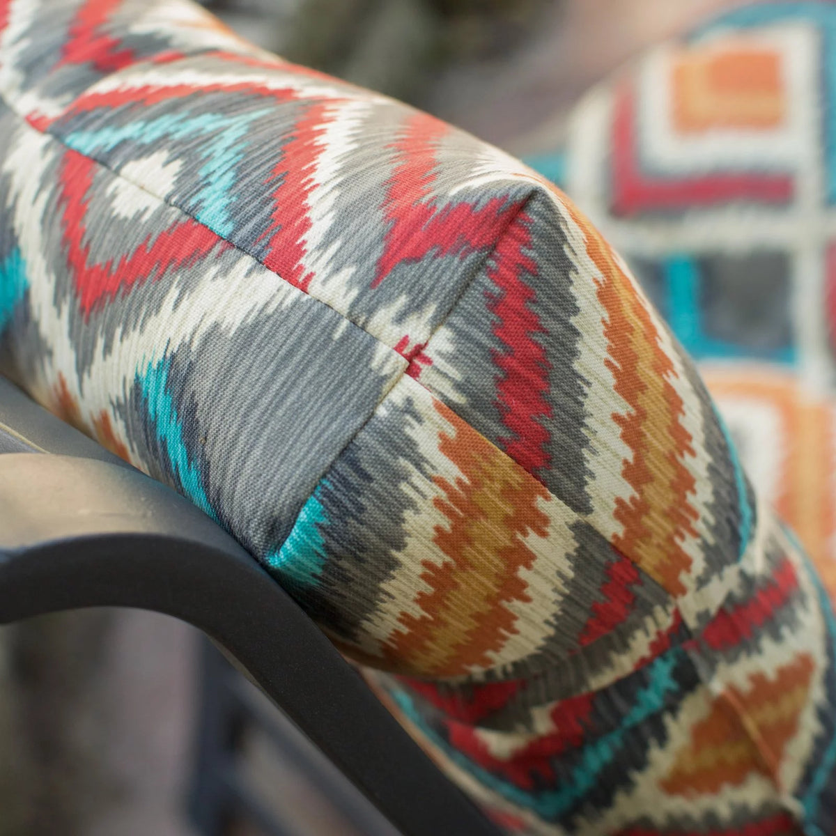 Reversible Tufted Outdoor Chair Cushion D132991