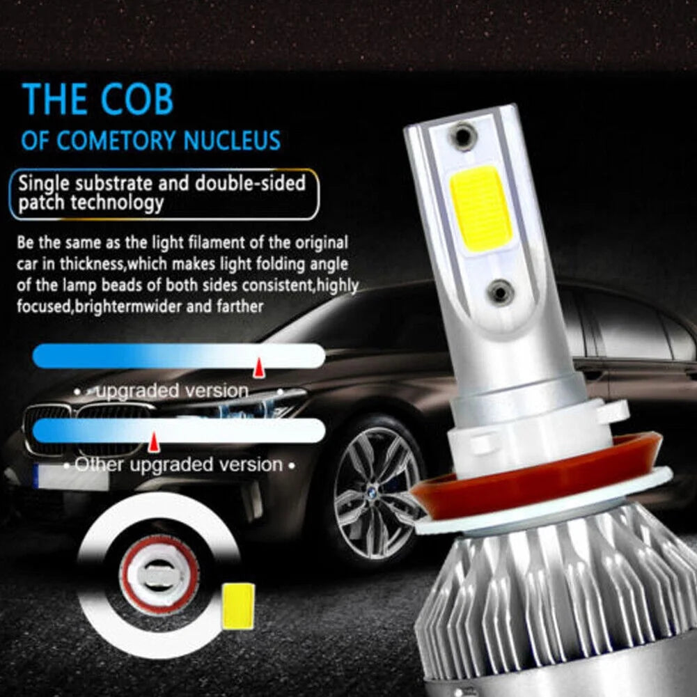 H7 H11 LED Headlight Bulbs Combo Kit 6000K P92570