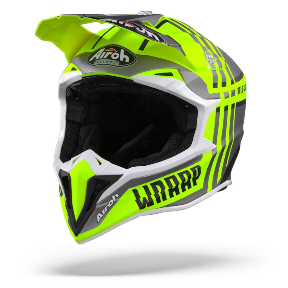Helmet Wraap Broken Yellow Matt Size M N5019