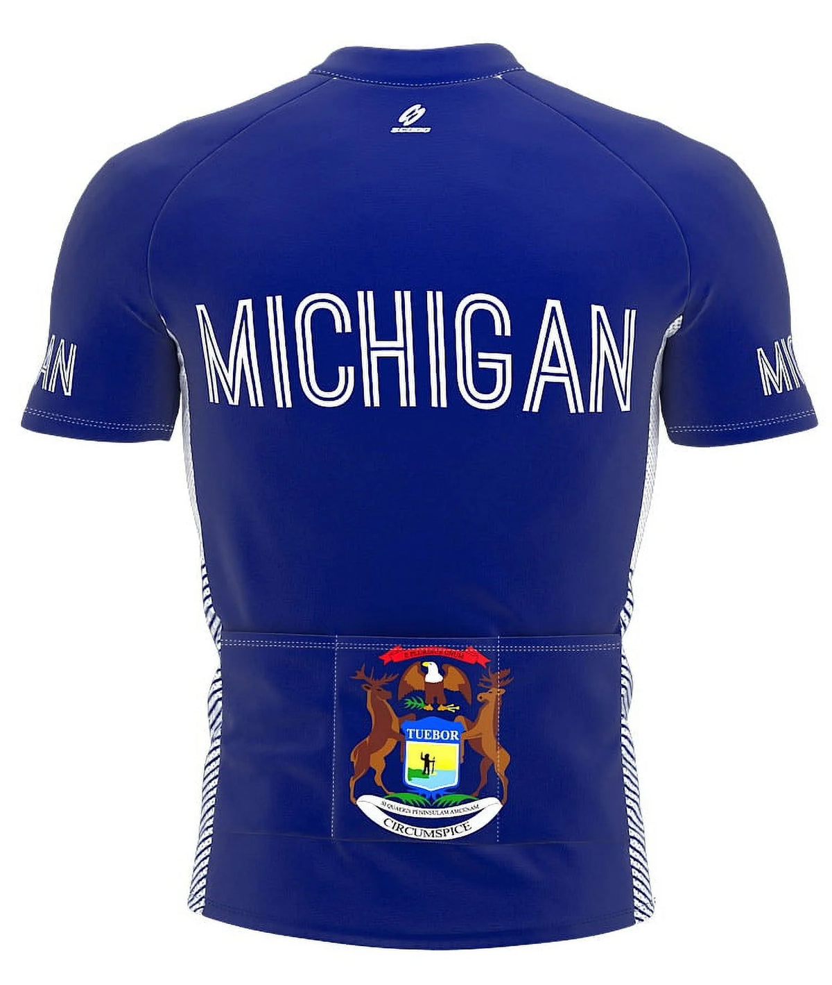 Michigan Bike Short Sleeve Cycling Jersey for Men - Size XS E755
