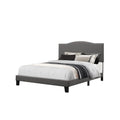 Upholstered Hardwood Queen Bed Y171